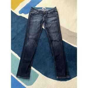 Paige Jimmy Jimmy Skinny Stretch Jeans Dark Wash Blue Size 28 x 31